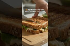High Protein Chickpea Paneer Sandwich | Easy Healthy Breakfast Recipe | High Fibre Veg Sandwich #ai