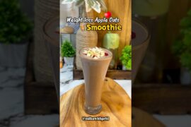 Healthy Apple Oats Smoothie | High Protein Breakfast Recipe #viral #healthybreakfast #applesmoothie