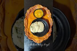 Samba Rava Milagu Pongal Recipe in Tamil | Breakfast Recipe | Easy South Indian Recipe | #Shorts