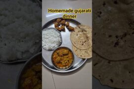 Homemade Gujarati Food in Today’s Dinner | Healthy & Delicious Gujarati Thali | Traditional dinner