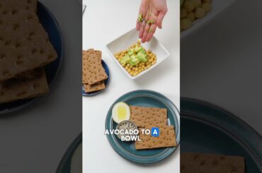 Liver Healthy Recipes - Chickpea Avocado Whole Grain Crackers