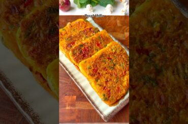 Bread Besan Chilla | Crispy 10-Minute Breakfast Recipe #shorts