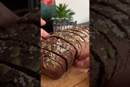 Healthy Ragi Bread, easy to bake #shorts #shortsfeed #trending #baking #youtubeshorts