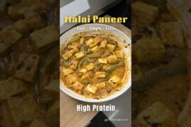 Malai Paneer - High Protein Recipe for fat loss | Vegetarian #mealprep