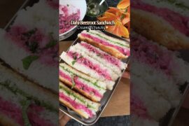 Healthy Breakfast in 5 Minutes | Beetroot Sandwich #shorts #recipe #sandwich