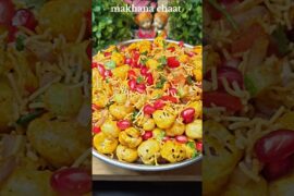 Healthy & Crispy Makhana Chaat Recipe | 5 Minute Evening Snack Weight Loss Friendly #shorts #recipe