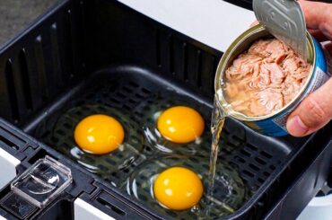 Do You Have Eggs & Tuna? Easy & Healthy Air Fryer Dinner Recipe!