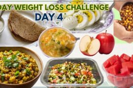Weight Loss Kaise Kare? 7 Day Weight Loss Challenge | Day 3 Diet By HKI Kitchen