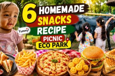 Healthy & Tasty Kids Snacks Recipes | Homemade Picnic Food Ideas | #viralvideo #kidssnack