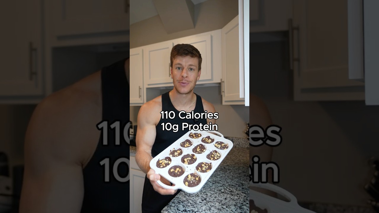 Yogurt Peanut Butter Cups High Protein Dessert Recipe #shorts Yogurt Peanut Butter Cups High Protein Dessert Recipe #shorts