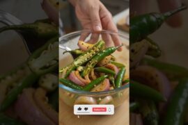 Pyaaz Hari mirch ka aachar#shorts#youtubeshorts#food#cooking#recipe#shortvideo#shortsfeed#viral#ai