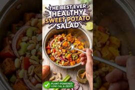 The best ever Healthy Sweet potato Salad #sweetpotato #potatosnacks #saladrecipe #shorts #healthy