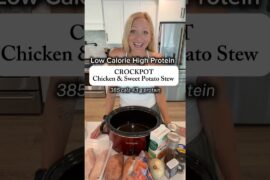 Healthy High Protein Slow Cooker Meal #caloriedeficit #lowcaloriemeals  #proteingoals
