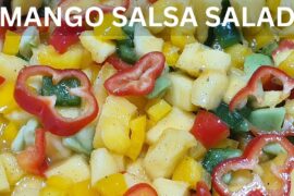 Mango Salsa Salad Recipe | Fresh, Healthy & Easy Summer Salad | Homemade in 4 Minutes