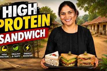 Healthy Sandwich Combo | High Protein Paneer, Avocado & Cheese Veg Sandwich Recipe