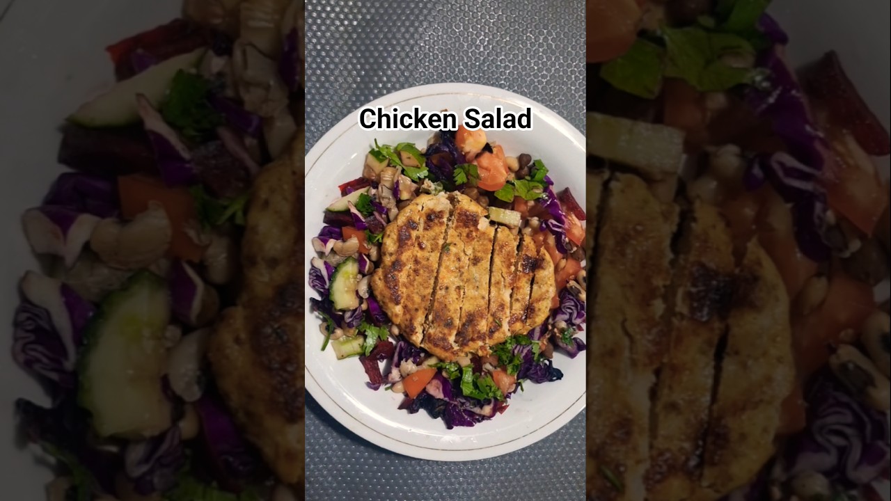 Healthy Chicken Veg Salad | High Protein Chicken Salad Recipe #healthyfood Healthy Chicken Veg Salad | High Protein Chicken Salad Recipe #healthyfood
