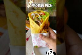 High-Protein Paneer Roll Recipe | Vegetarian Fitness Meal | Healthy Protein Wrap @TastewithAnu