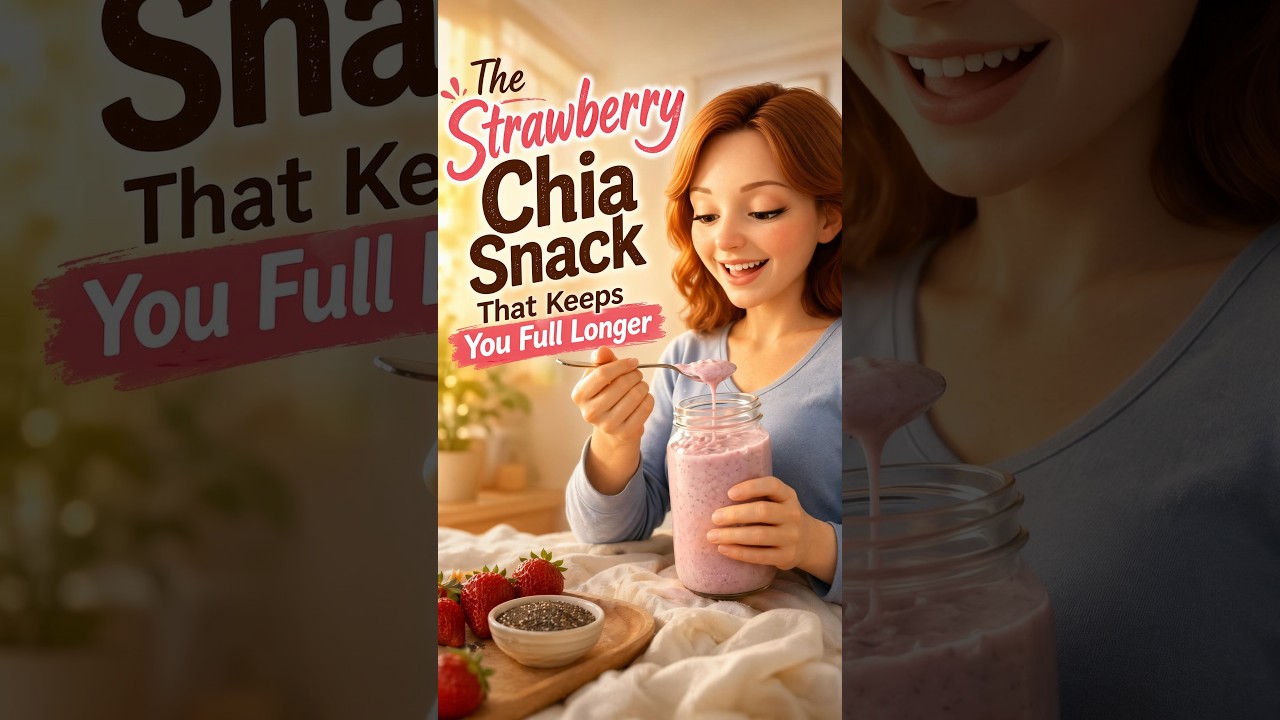 Joghurt, Erdbeeren & Chia: Ein Snack, der wirklich satt macht Joghurt, Erdbeeren & Chia: Ein Snack, der wirklich satt macht