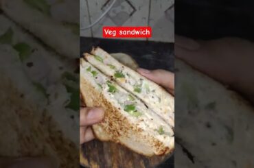 super easy & tasty veg  sandwich #healthy #food #street style