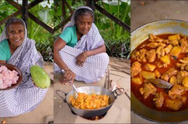 Village Style Chicken with Ash Gourd | Simple & Healthy Bengali Recipe