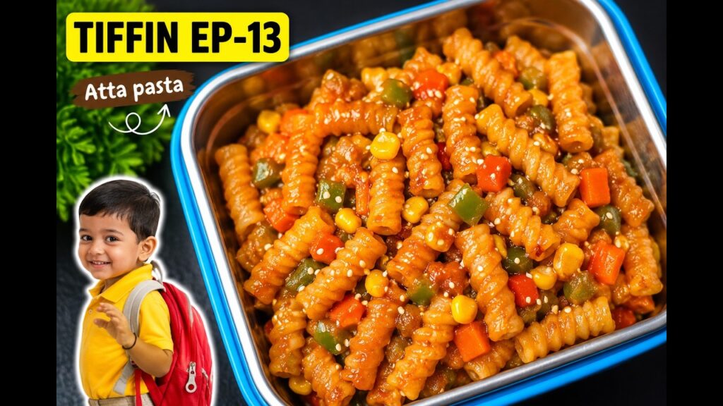 Healthy Atta Pasta Recipe | Quick and Healthy Breakfast ldea | Kids Lunchbox | Tiffin Recipes | EP13