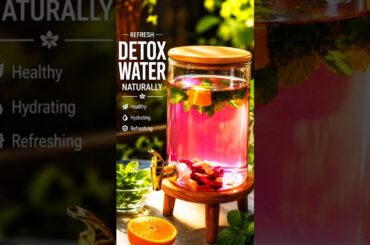 Detox Water | Refreshing Weight Loss Drink | Easy Healthy Recipe#weightloss #viral