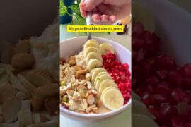 5 Minute Creamy Oats Breakfast | Healthy Breakfast Recipe | Easy Oats Recipe #trending #shorts