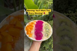 Healthy Yogurt Bowl Recipe | High Protein Breakfast | Fruit yogurt bowl |  #Shorts #recipe #ytviral