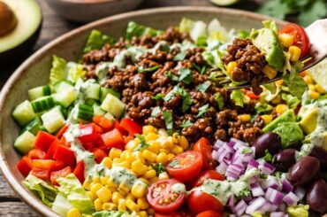 How to Cook Mexican-Inspired Ground Beef Taco Salad! Simple, Quick, and Delicious!
