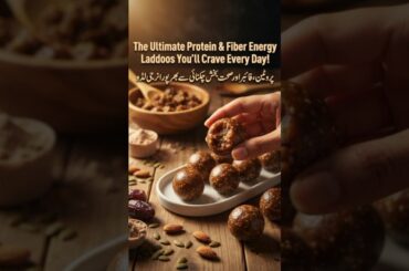Protein-Packed Energy Laddoos | Healthy No Sugar Snack Ready in Minutes! #superfoods #shorts #food