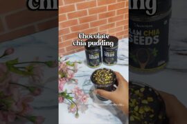 Healthy Chocolate Chia Pudding Recipe | Easy High Protein Dessert |#shorts#youtube #nobakedessert