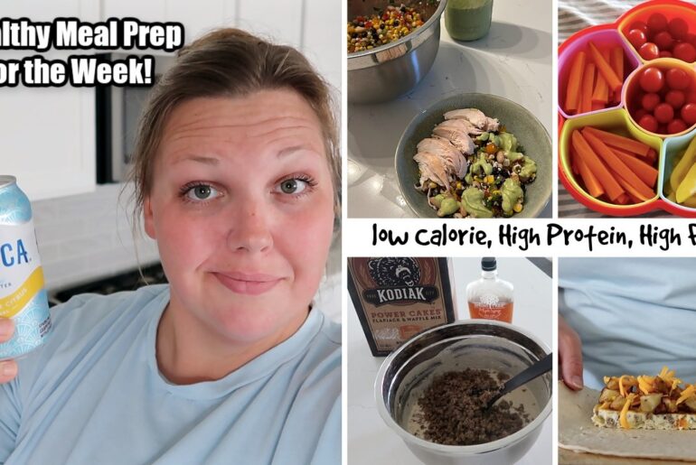 Healthy Meal Prep for the Week! Low Calorie | High Protein | High Fiber | Meal Prep for Weight Loss