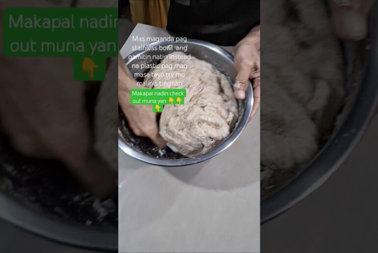 healthy bread dough proofing using stainless bowl #dough #bakingtips #food #shorts