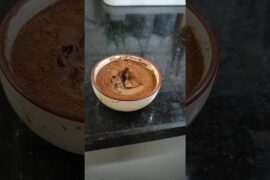 25g protein | Day 2/7 Healthy recipes | High protein chocolate mousse #protein #healthy #shorts