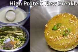 High Protein Healthy Low Oil Breakfast | Weight loss recipe | Healthy lunchbox recipe - Moongdal