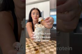 FLUFFY CHICKEN SALAD SERIES #recipe #healthy (recipe in description)
