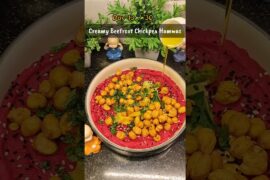 High Protein Beetroot Chickpea Hummus Salad | Healthy Recipe | Weight Loss #shorts #recipe #protein