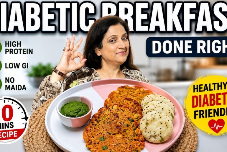 Diet for Diabetes l Healthy and easy breakfast recipes with Easy cooking with Divya