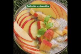 Apple chia seeds pudding #chiapudding #apple #shorts #ytshorts #health