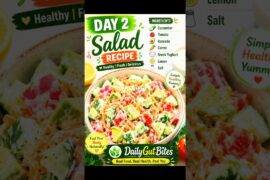 Episode 2 of Healthy Salad recipe#guthealth#weightloss#trending#ytshorts@DailyGutBites