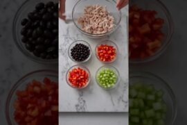 No-Cook Creamy Southwest Chicken Bowl | High-Protein Meal Prep Recipe  #highprotein