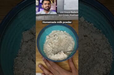 Energy Boosting Milk Powder Recipe ! Dr Robin Sharma's SECRET!#shorts#easyrecipe