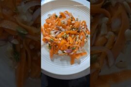 Crunch your way to wellness with this carrot detox salad! #carrotsalad #viyasflavorsoflife #ytviral