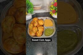 100% Healthy Breakfast | Corn Veg Appe | Sweet Corn Appe | Easy & Healthy Snack Recipe |#appe #food