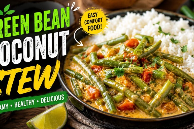 Creamy Green Bean Coconut Stew Recipe | Easy One-Pot Healthy Dinner@epicfoodieusa