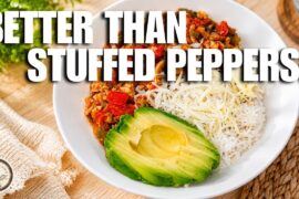 Healthy Unstuffed Bell Pepper Bowls | Easy High Protein Dinner