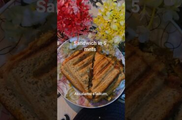 Delicious easy  5 mnts sandwich recipe | Healthy easy sandwitch