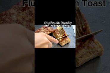 Healthy Fluffy French Toast | High-Protein Breakfast #shorts #shortsviral