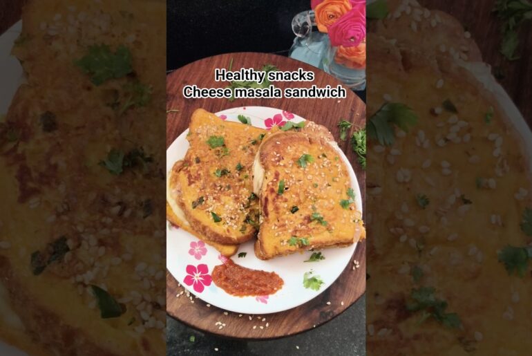 Cheese masala sandwich #food #shorts #trending #healthy food #cheese masala sandwich #snacks