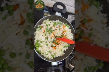 simple and healthy vegetable fried rice #foodshorts #telugushorts #trending #viral